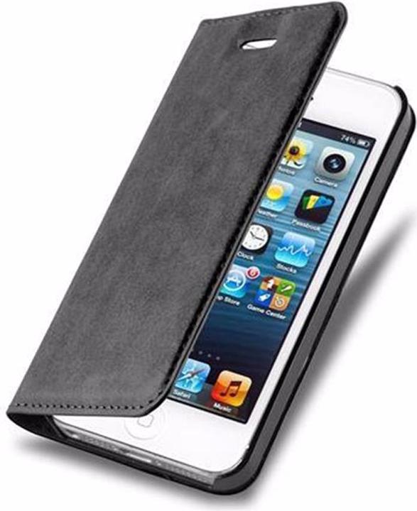 Actual product image Cadorabo Book Invisible Magnet Cover (Apple iPhone 5)