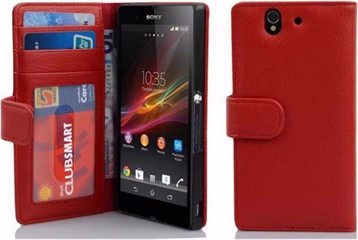 Actual product image Cadorabo Book with 3 card slots cover (Sony Xperia Z)