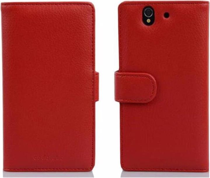 Actual product image Cadorabo Book with 3 card slots cover (Sony Xperia Z)