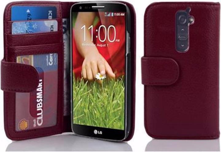 Actual product image Cadorabo Book with 3 card slots cover (LG G2)