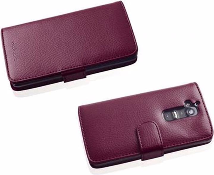 Actual product image Cadorabo Book with 3 card slots cover (LG G2)