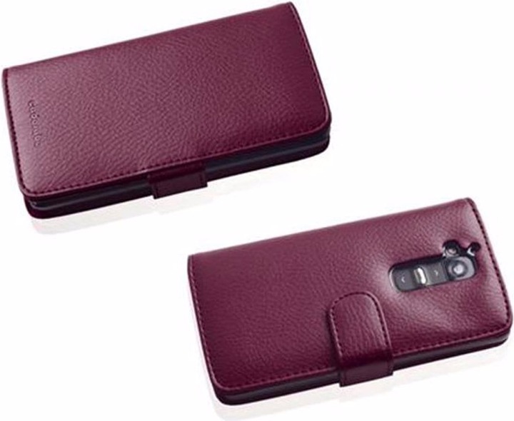 Actual product image Cadorabo Book with 3 card slots cover (LG G2)