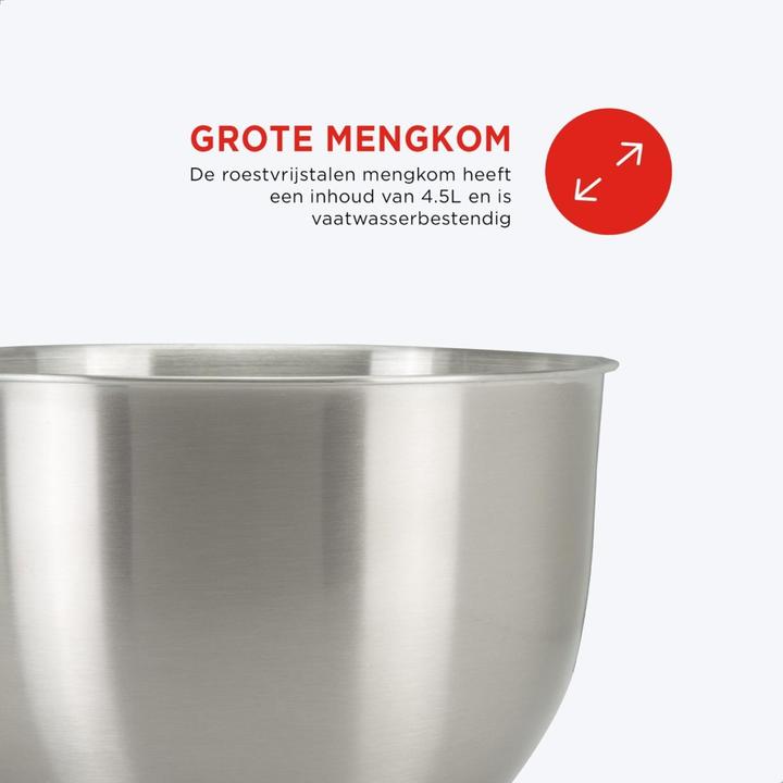 Actual product image Bourgini Classic Kitchen Chef - Keukenmachine - Rood