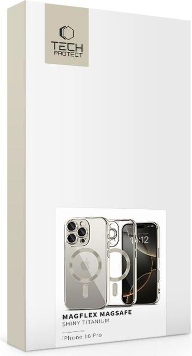 Actual product image Tech-Protect MagFlex MagSafe case for iPhone 16 Pro - titanium (Apple iPhone 16 Pro)