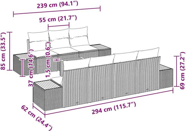 Produktbild vidaXL Princess