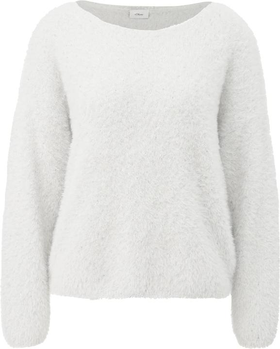 Produktbild s.Oliver Strickpullover Flauschiger Strickpullover mit Glitzer (S)