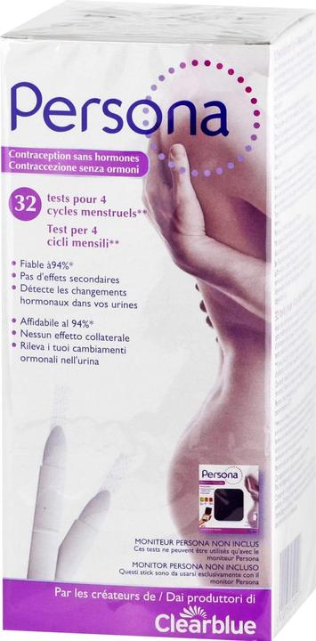 Actual product image Persona Test sticks for contraception monitor