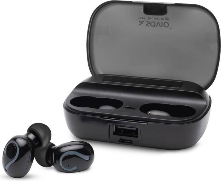 Actual product image Savio TWS-06 Bluetooth 5.0 + EDR Headphones & Headset in Ear Black (Wireless)