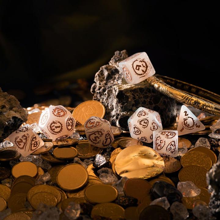 Image du produit Q Workshop SDRA4T - Ensemble de cubes Dragons, quartz