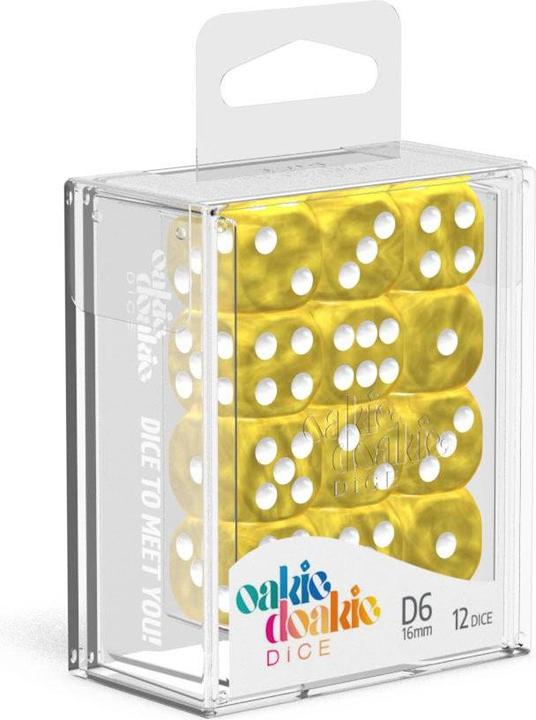 Oakie Doakie Dé D6 Dé 12mm Solide, Violet (36 Dé ) ODD400030 TCG Jeu
