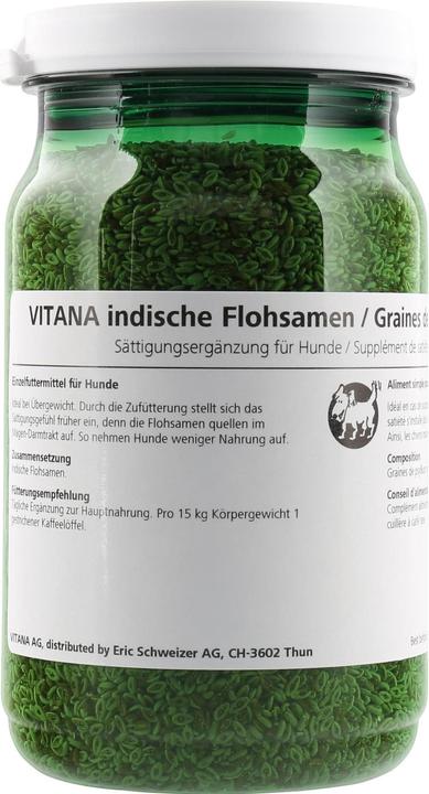 Produktbild Vitana Hunde-Nahrungsergänzung Indische Flohsamen, 150 g (1 Stk., 175 g)