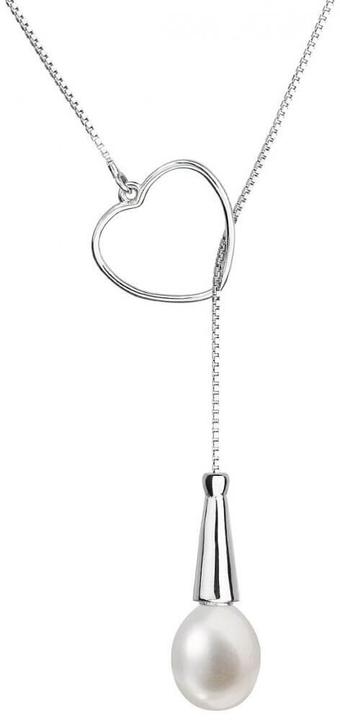 Image du produit Evolution Group Collier en argent avec perle de droite Pavon 22026.1 (L)