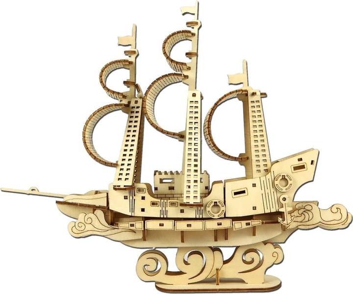 Immagine prodotto Homava Kit di costruzioni in legno 3D con veliero (83 pezzi)