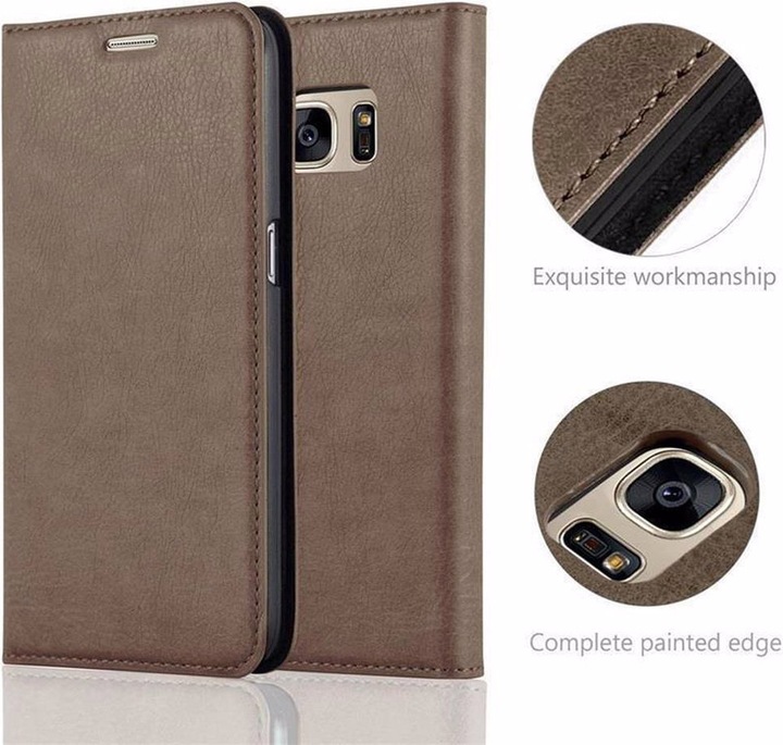 Actual product image Cadorabo Book Invisible Magnet Cover (Samsung Galaxy S7)
