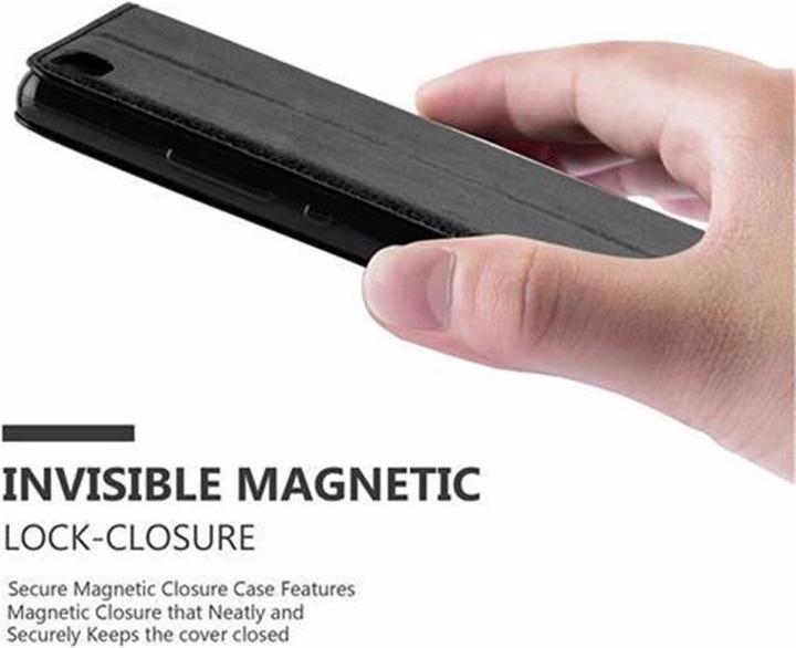Productafbeelding Cadorabo Boek Onzichtbare Magneethoes (Huawei P8)