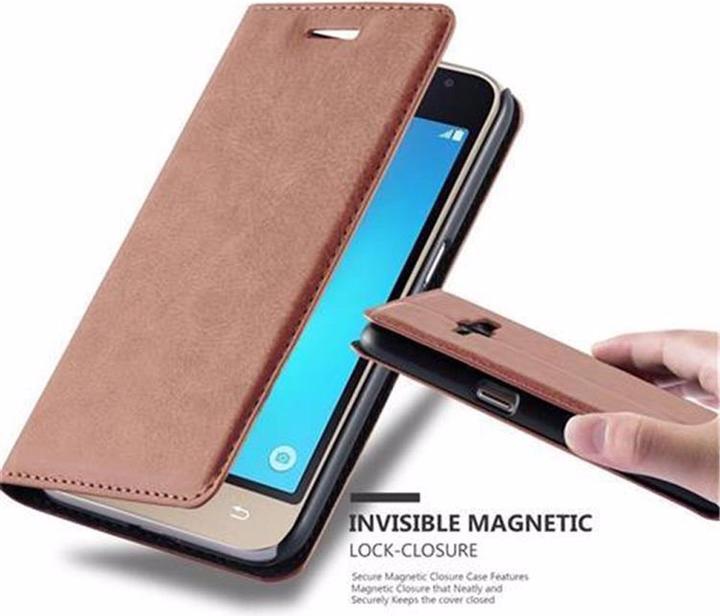 Produktbild Cadorabo Book Invisible Magnet Cover (Samsung Galaxy J1 (2016))