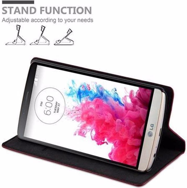 Productafbeelding Cadorabo Boek Onzichtbare Magneethoes (LG G3)