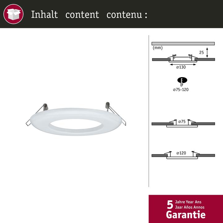 Actual product image Paulmann Recessed luminaire adapter