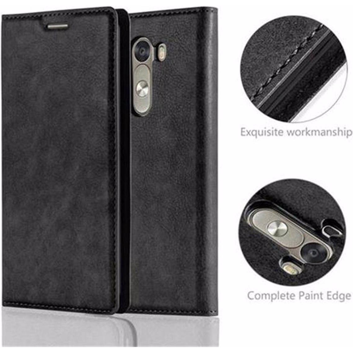 Thumbnail - Cadorabo Book Invisible Magnet Cover (LG G3), Smartphone Hülle, Schwarz