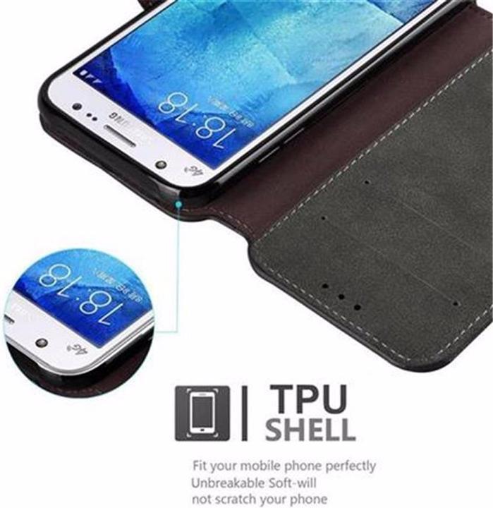 Actual product image Cadorabo Book Retro Matt Wallet Cover (Samsung Galaxy J5 (2015))