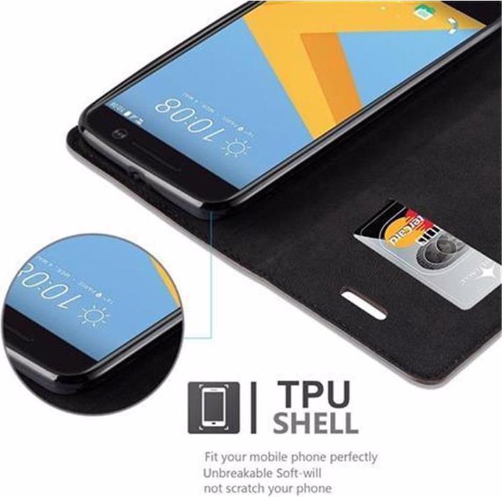 Productafbeelding Cadorabo Boek Onzichtbare Magneethoes (HTC One 10)