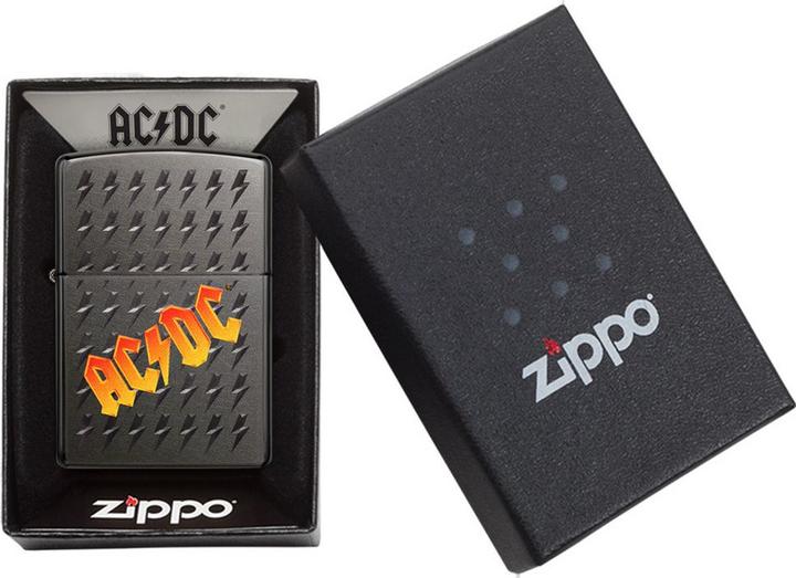 Actual product image Zippo AC/DC orange