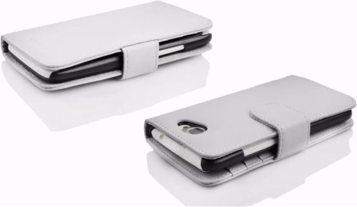 Actual product image Cadorabo Book with 3 card slots cover (Sony Xperia M2 Aqua, Sony Xperia M2)