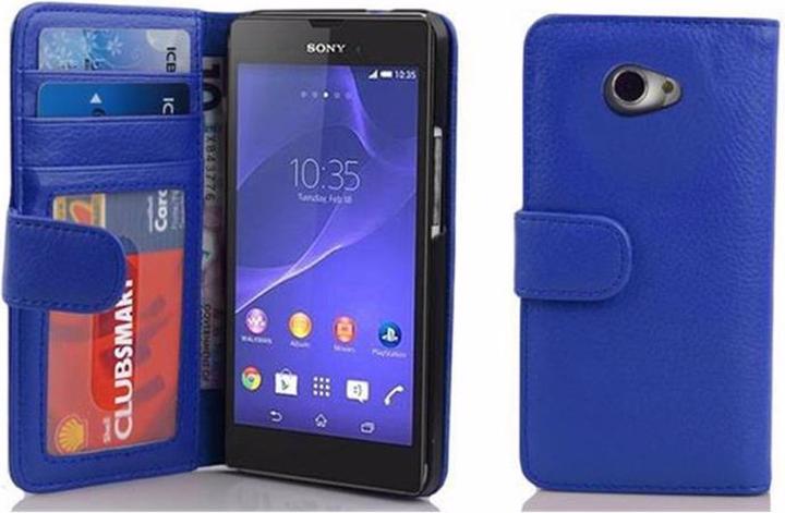 Produktbild Cadorabo Book mit 3 Kartenfächer Cover (Sony Xperia M2 Aqua, Sony Xperia M2)
