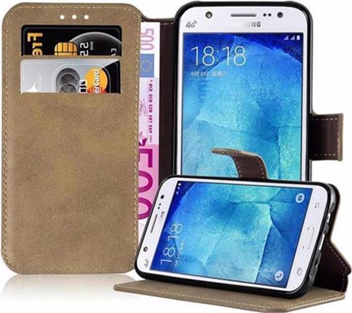 Immagine prodotto Cadorabo Copertina del portafoglio retrò opaco del libro (Samsung Galaxy J5 (2015))