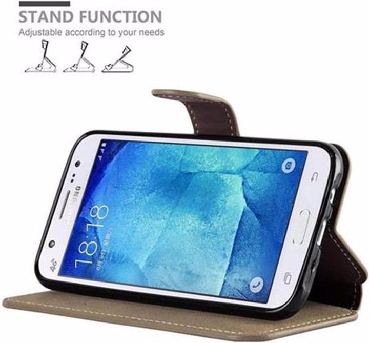 Immagine prodotto Cadorabo Copertina del portafoglio retrò opaco del libro (Samsung Galaxy J5 (2015))