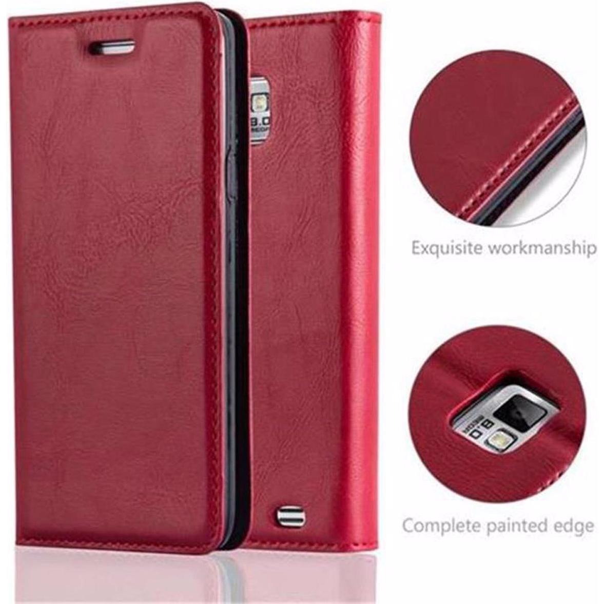 Thumbnail - Cadorabo Book Invisible Magnet Cover (Samsung Galaxy S2), Smartphone Hülle, Rot