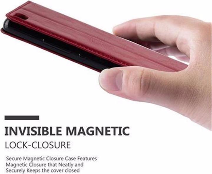 Productafbeelding Cadorabo Boek Onzichtbare Magneethoes (Huawei P8)