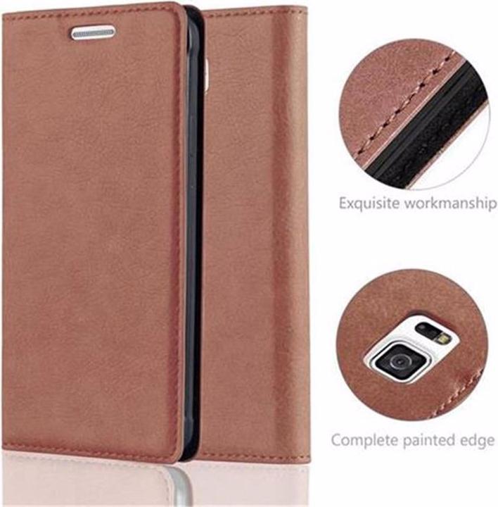 Actual product image Cadorabo Book Invisible Magnet Cover (Samsung Galaxy Alpha)