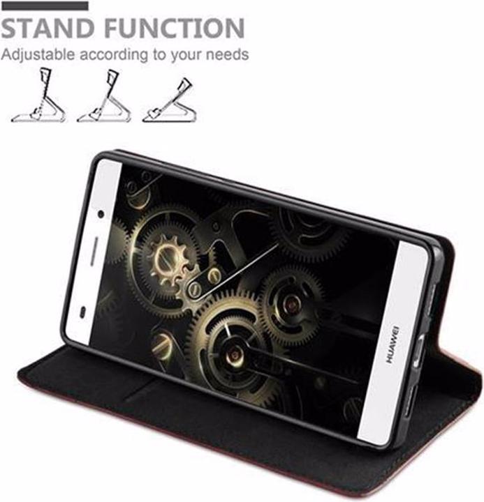 Productafbeelding Cadorabo Boek Onzichtbare Magneethoes (Huawei P8 Lite)