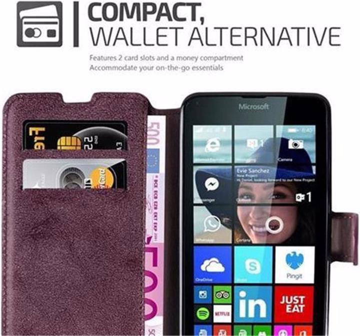 Image du produit Cadorabo Book Retro Matt Wallet Cover (Microsoft Lumia 640)