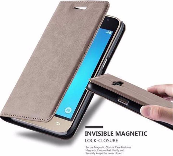 Produktbild Cadorabo Book Invisible Magnet Cover (Samsung Galaxy J1 (2016))