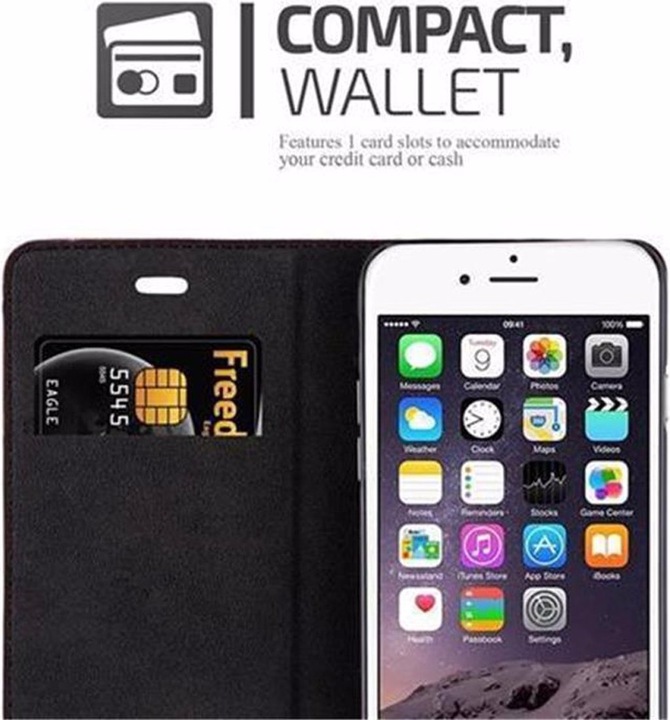 Produktbild Cadorabo Book Invisible Magnet Cover (Apple iPhone 6)