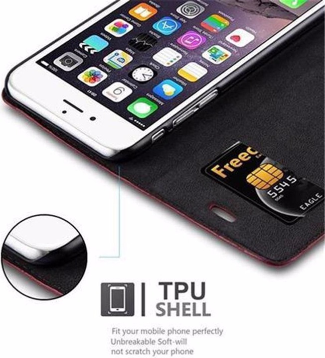 Produktbild Cadorabo Book Invisible Magnet Cover (Apple iPhone 6)
