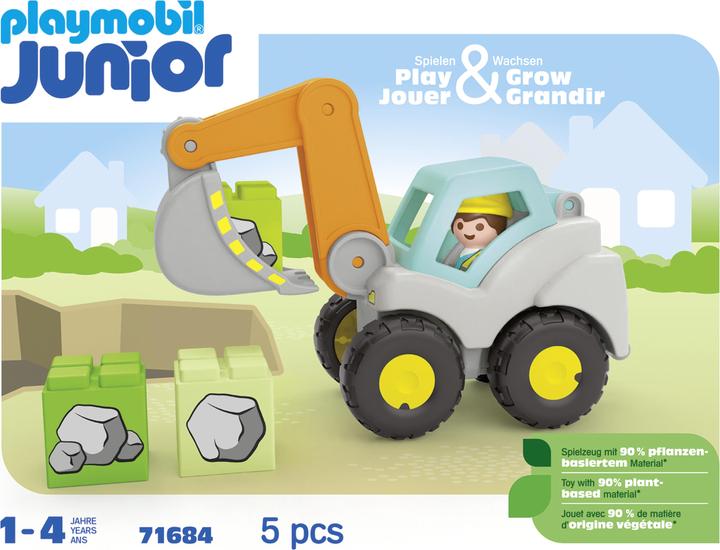 Produktbild Playmobil Schaufelbagger (71684, Playmobil Junior)