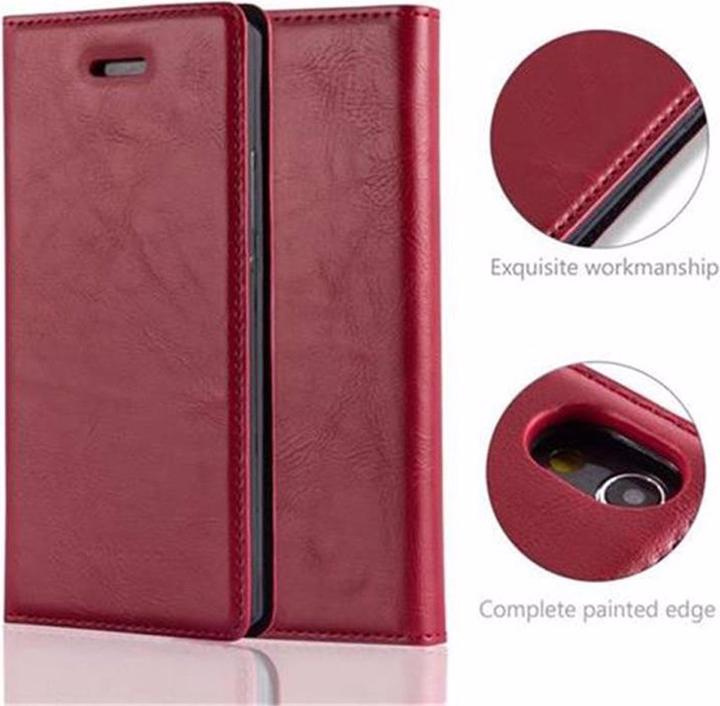 Actual product image Cadorabo Book Invisible Magnet Cover (Huawei Ascend P7)