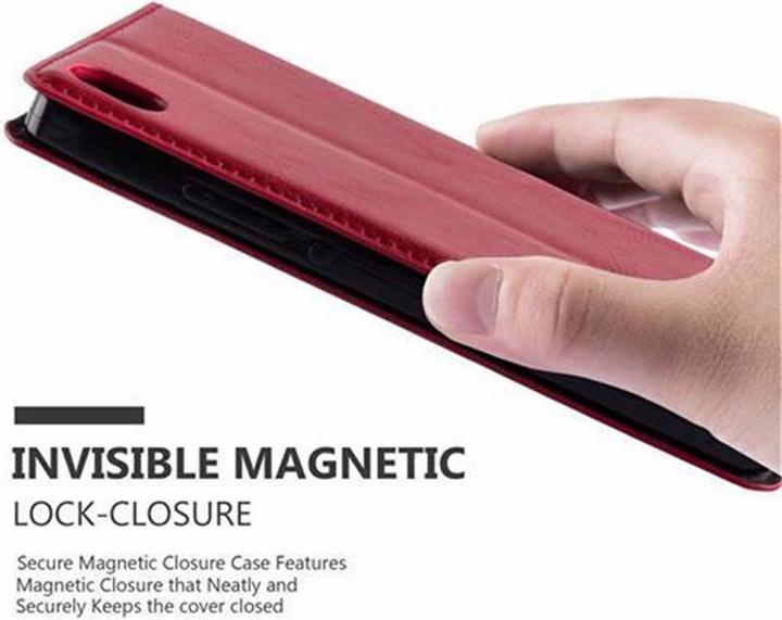 Actual product image Cadorabo Book Invisible Magnet Cover (Huawei Ascend P7)