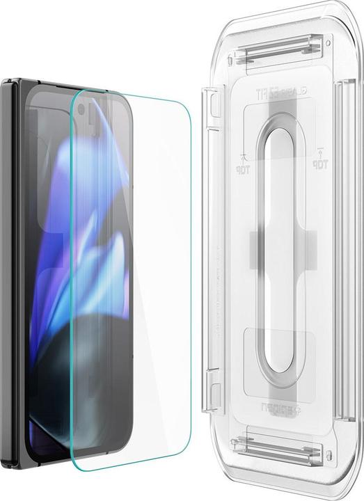 Actual product image Spigen EZ Fit Tempered Glass Clear Screen Protector Google Pixel 9 Pro Fold 2-Pack (2 pcs., Google Pixel 9 Pro Fold)