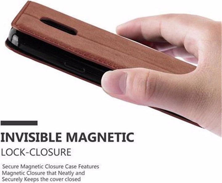 Actual product image Cadorabo Book Invisible Magnet Cover (Samsung Galaxy S5 Mini Duos, Samsung Galaxy S5 Mini)