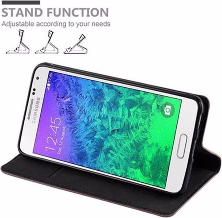 Productafbeelding Cadorabo Boek Onzichtbare Magneethoes (Samsung Galaxy Alpha)