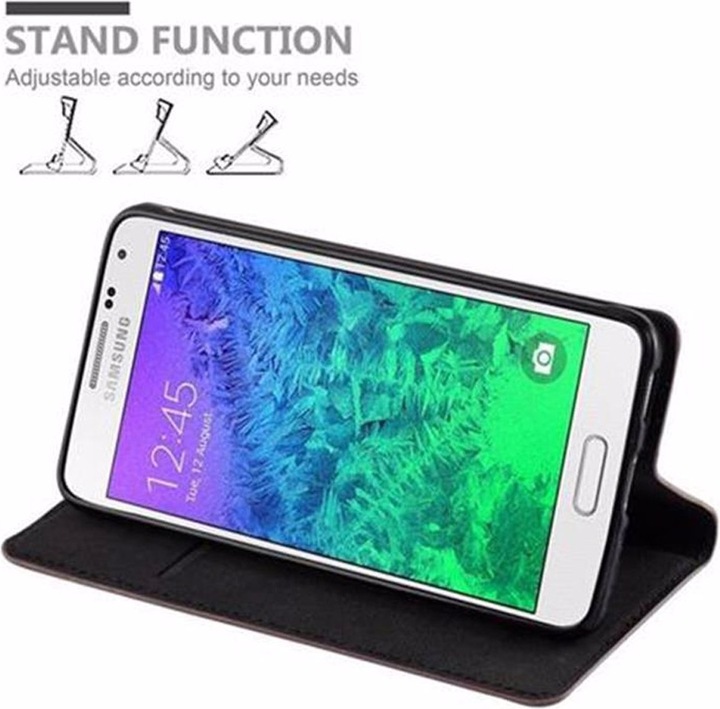 Produktbild Cadorabo Book Invisible Magnet Cover (Samsung Galaxy Alpha)