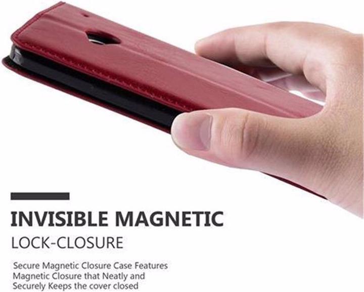 Produktbild Cadorabo Book Invisible Magnet Cover (HTC One M7)