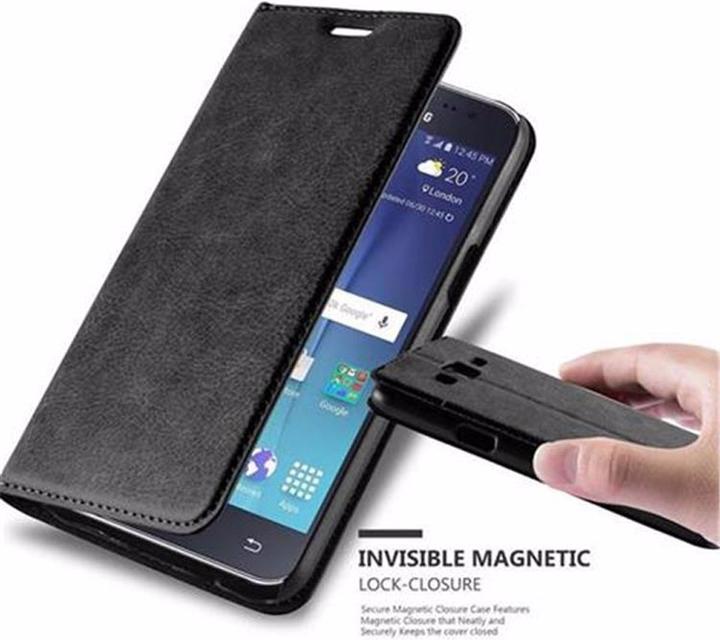 Actual product image Cadorabo Book Invisible Magnet Cover (Samsung Galaxy J5 (2015))
