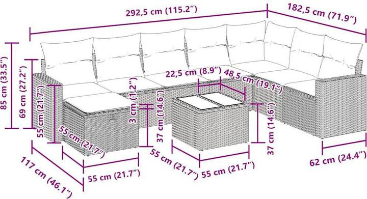 Produktbild vidaXL Zoe