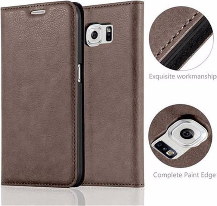 Productafbeelding Cadorabo Boek Onzichtbare Magneethoes (Samsung Galaxy S6)