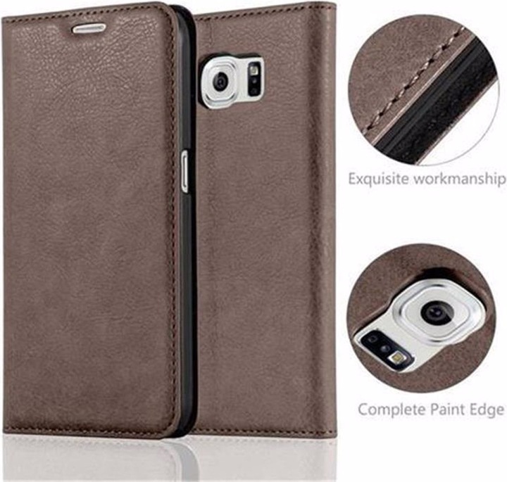 Actual product image Cadorabo Book Invisible Magnet Cover (Samsung Galaxy S6)